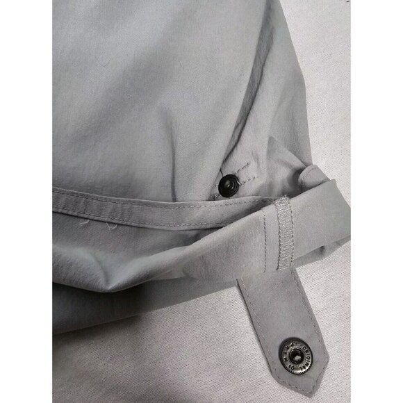 Tilley Wanderer Collection Gray adjustable fold over hem shorts Size 16 Women's - Picture 10 of 10